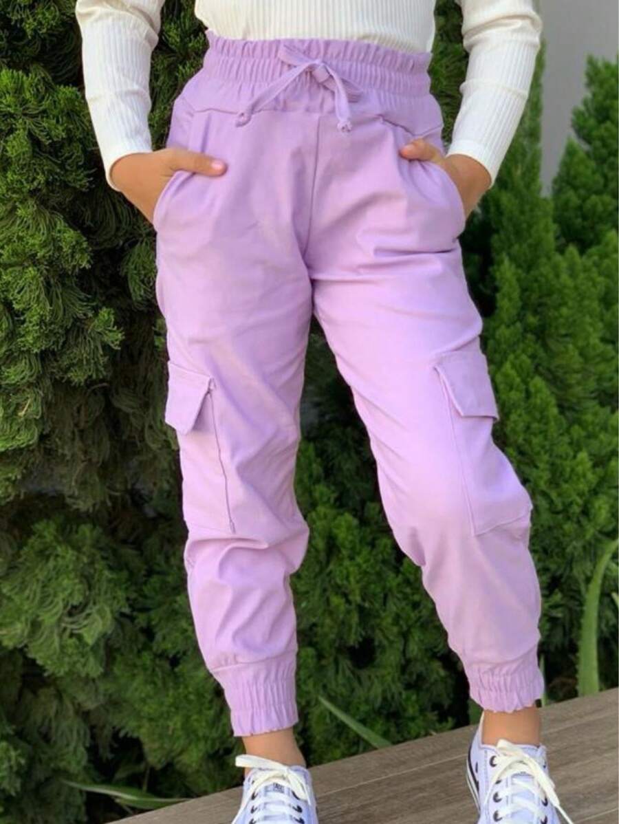 Young Girls Pants - Multicolor - View 1