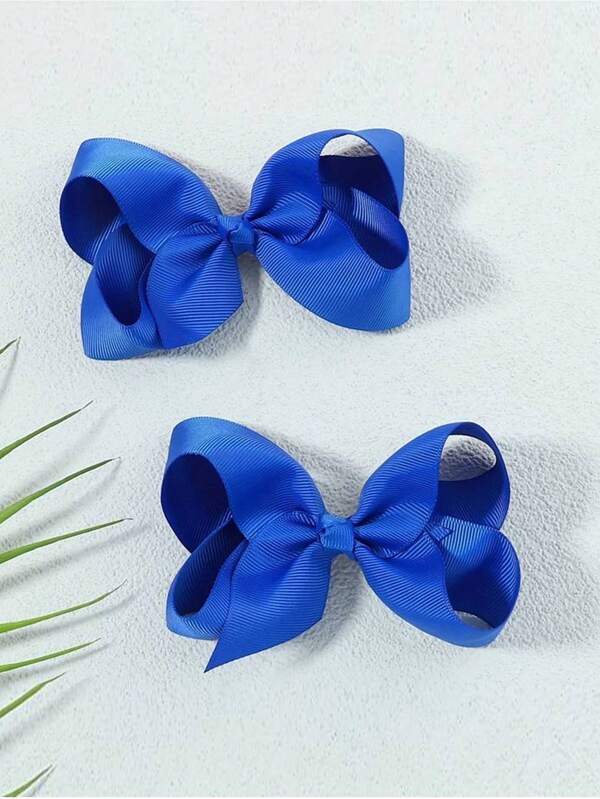 1pc Simple Bow Hair Clip, Thread Bow Decor Headwear Holiday Hair Accessories For Girls
