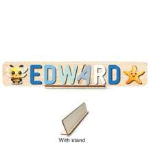 Puzzle avec nom personnalisé, jouet de puzzle en bois personnalisé, puzzle avec nom personnalisé, jouet de puzzle alphabet 3D, cadeaux de Noël de Pâques, cadeaux de premier anniversaire, cadeaux personnalisés, cadeau d'anniversaire, puzzle en bois, jouet de puzzle en bois personnalisé, cadeau d'anniversaire, blocs de construction pièce de coffret cadeau Décoration