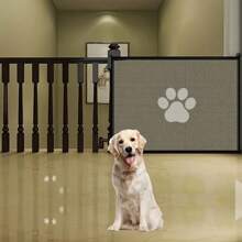 Reja de protección para mascotas, reja de aislamiento para mascotas, valla de protección para perros, red portátil de aislamiento para perros, reja de seguridad plegable portátil para perros. - Multicolor - Ver 1