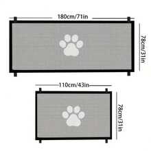 Reja de protección para mascotas, reja de aislamiento para mascotas, valla de protección para perros, red portátil de aislamiento para perros, reja de seguridad plegable portátil para perros. - Multicolor - Ver 10