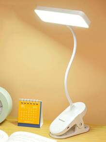 夹式 LED 台灯，护眼可充电/插入式台式学习灯，适用于宿舍、床边阅读