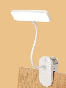 夹式 LED 台灯，护眼可充电/插入式台式学习灯，适用于宿舍、床边阅读