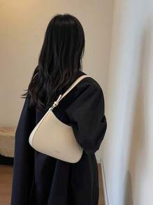 Women's Bag Summer New Shoulder Bag White Bag Fashionable Shell Bag