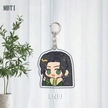 1pc Cute Personalized MBTI 16 Personalized Types Acrylic Keychain Pendant - Multicolor - View 3