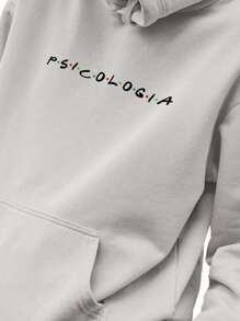 Men Hoodies - 灰色 - 查看 1