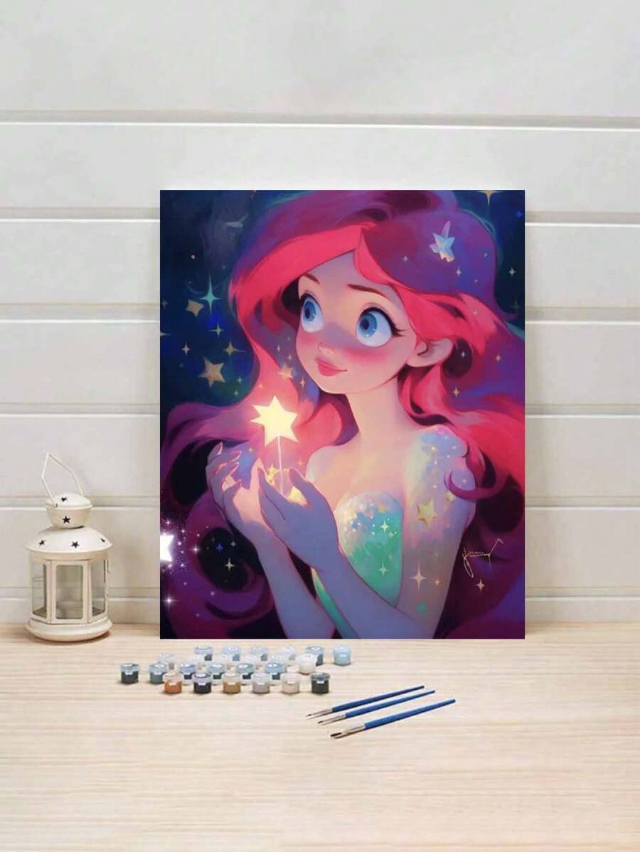 Diy digitales lgem lde kit mit prinzessin und sternenhimmel thema
