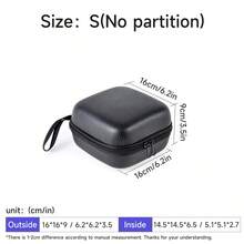 Leather Fishing Reel Bag Drum Wheel Raft Wheel Alarm Fish Finder Storage Bag - Black - View 2