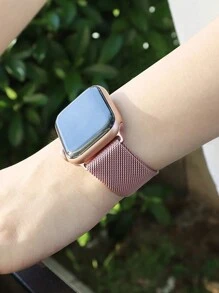 1 Piece Unisex Magnetic Mesh Watchbands Compatible With Apple Watch Band 40mm Ultra2 49mm 44mm 46mm 40mm 45mm 41mm 42mm 38mm Smart Watch Strap Accessories Strap Bracelet Compatible With Iwatch Series 8 Band 3 6 Se 7 8 4 5 9 10 Smart Watch Accessories