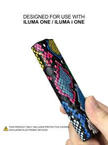 1pc Suitable FOR IQOS ILUMA ONE//ILUMA I ONE Fall Protection Case Suitable For Iqos Iluma I One Protective Case For Decoration Fashion Accessories Surface Animal Print PU Leather Gift, Fully Protected, Shock-Absorbing, Non Slip