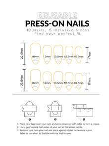 10 cái Bấm thủ công trên móng tay với thiết kế vòng cổ ngọc trai, Làm móng tay kiểu Pháp, Thích hợp cho múa ba lê, Ngày của Mẹ, Trở lại trường học, Ngày lễ, Tiệc tùng, Trang phục hàng ngày - Nhiều màu - Xem 11