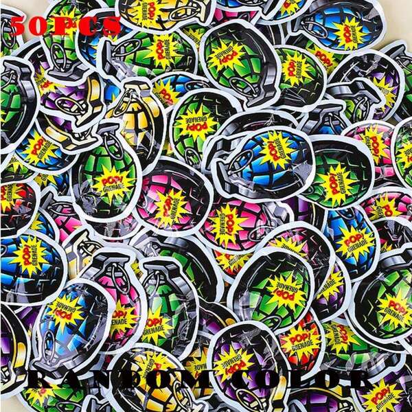 100pcs/30pcs/10pcs Random Colored Fake Grenade Shaped Poppers, Balloons, Exploding Prank Toys For Party, Wedding, Bridal Shower, New Year Celebration, April Fools' Day Activities And Props