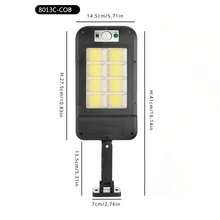 Đèn LED chạy bằng năng lượng mặt trời có điều khiển từ xa, cảm biến chuyển động, siêu sáng, không thấm nước, lý tưởng để sử dụng ngoài trời và gia đình, sân trong, chiếu sáng sân vườn - Đèn năng lượng mặt trời 1 - Xem 13