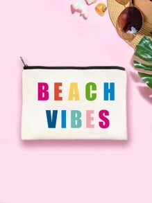 1pc Y2K Style Rainbow Letter Print Colorful Letter Design Funny Makeup Pouch Portable Toiletry Bag For Travel Makeup Bag Make Up Organizer Makeup Storage Cosmetic Bag Wash Bag Bathroom College Dorm ,Travel Stuff  Multifunctional Cosmetic Organizer Cute Handbag Wallet Pouch Case Portable Cosmetics Brush Storage Clutch With Zipper Closure For Lipstick, Brush, Skincare, Mobile Phone, Coin, Small Items, For Home, Travel, Beach,Pool Party,Vacation And School Use,Home Decor,Bathroom Livingroom Bathroom Organizer,Jewelry Organizer,Lip Oil Organizer,Nail Polish Organizer,Travel Essentials Cruise Essentials Dorm Essentials,Wedding Bridesmaid Gifts,Nurse Gifts,Sisters Gift,Mom Gifts,Birthday Gifts,Gifts For Friends And Teachers - Multicolor - View 18