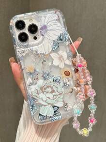1 Giá đỡ bơm hơi có họa tiết hoa hướng dương có dây buộc, Tương thích với IPhone 15PROMA/15PLUS/15PRO/15 Buds/14, Vỏ bảo vệ toàn diện chống sốc, chống bụi và chống rơi, cũng có thể sử dụng tương thích với IPhone 13/12/11/XR. - Nhiều màu - Xem 1