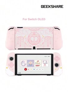 GeekShare 1pc Star Wing Protective Case Compatible With Switch OLED And Joy Con
