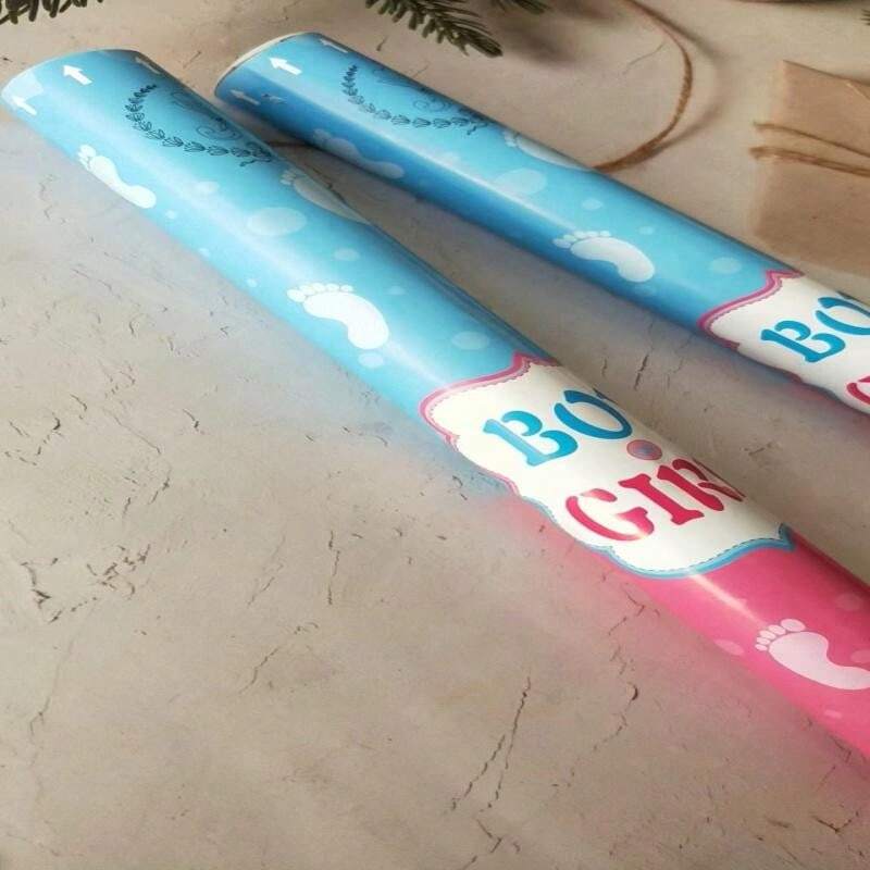 Baby Gender Reveal Noise Maker Rattle | SHEIN UK