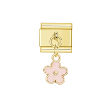 1個可愛的彩虹吊墜義大利手鏈，適用於9毫米不鏽鋼手鏈DIY女性珠寶製作 - 金黃色 - 查看 20