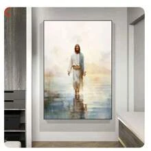 1 Máy Tính Vintage Tôn Giáo Chúa Giêsu Kitô Nghệ Thuật Poster Tranh Canvas Treo Tường Hình Phòng Khách Trang Trí Nhà Không Khung - Vàng - Xem 36
