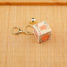 Cute Bear Magic Cube Creative Backpack Accessory Wholesale Pendant Gift Ornament Keychain PVC Key Holder - Multicolor - View 2