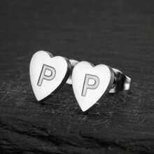 1 对不锈钢 26 个 A-Z 首字母耳钉小号字母名字耳环 DIY 耳环直销 - ED26 - 查看 28