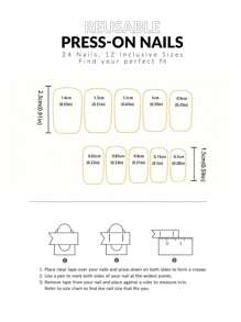 24入組紫羅蘭法式指甲，可愛夏日簡約假指甲，光澤明亮膠黏貼全覆蓋短方形假指甲，適用於女性女孩指甲用品 - 紫羅蘭色 - 查看 4