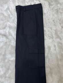 Women Pants - 黑色 - 查看 4