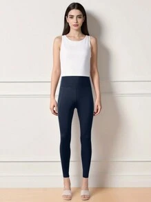 YINGHU Women's Quick-Dry High-Waist Yoga Pants With Pocket, Butt-Lifting And Breathable, Tight-Fitting, Tummy Control, Running/Fitness Pants