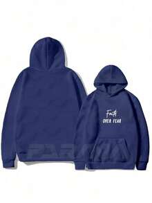 Men Hoodies - 藏蓝色 - 查看 2