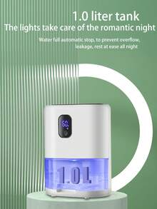 Desumidificadores para el hogar, deshumidificador para dormitorio con función de autoapagado, tanque de agua de 1L, deshumidificador para baño, sótano, armario RV - Tipo de Enchufe A USA (110-127V) - Ver 10