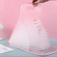 Portable Student Exam Paper Organizer With Vertical Accordion Style, Multi-Layer A4 Size Large Capacity Subject Sorting Storage Bag For File Folder And Document, Suitable For Exam Paper And Stationeries Sorting And Storage