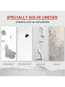 1 件（100g/300g）现代风格白色墙面修补膏，用于污渍覆盖和墙面绘画，防潮、防霉、防涂鸦，家庭使用 - 白色 - 查看 4