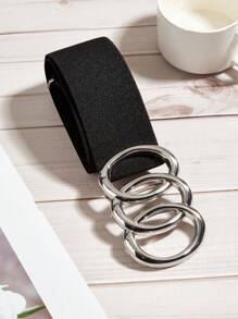 1條女士青少年彈性寬腰帶，彈性腰帶腰間束縛帶