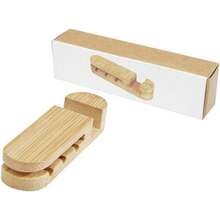 Avenue Edulis Bamboo Cable Organiser (Beige) - Beige - View 3