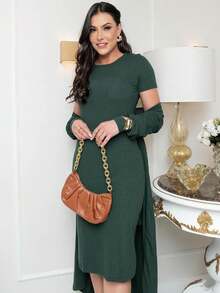 Women Two-Piece Outfits - Green - View 1