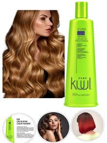 Kuul Tratamiento Sin Enjuague Cure Me Reparador Para Cabello Extra Procesado 300ml - Verde - Ver 1