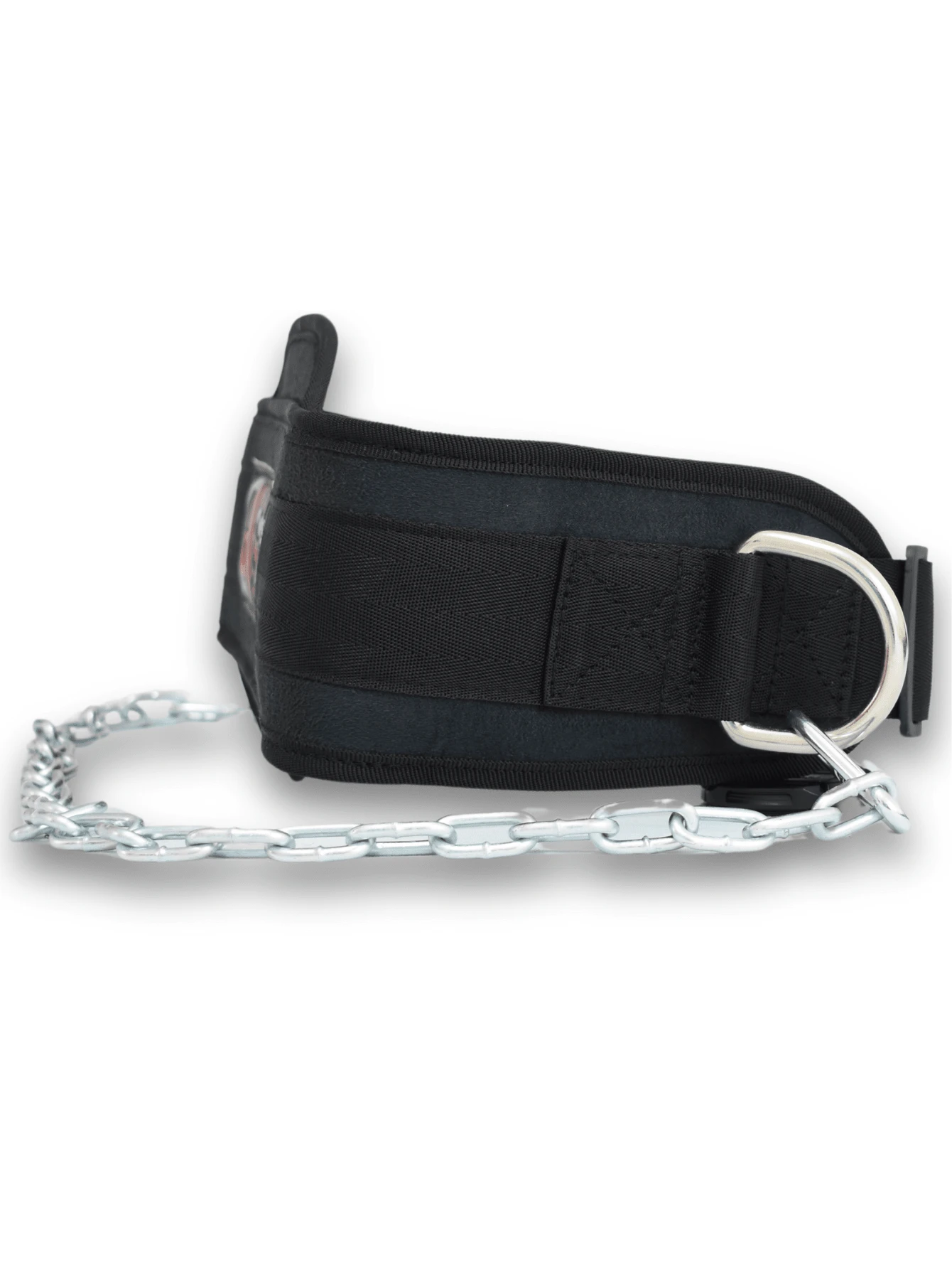 GN FITNESS - Cinturon de Lastre para Gym con Cadena Hombre y Mujer - Cinturon de levantamiento - Cinturones hombre gym - cinturones mujer gym - Cinturones hombre gym - FONDOS DOMINADAS Y MAS - Negro - Ver 1