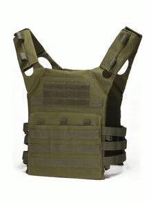 (Size Runs Small, Recommended For Slim Fit Users) Lightweight JPC Vest, Outdoor Training Vest With Multi-Functional MOLLE Expansion System