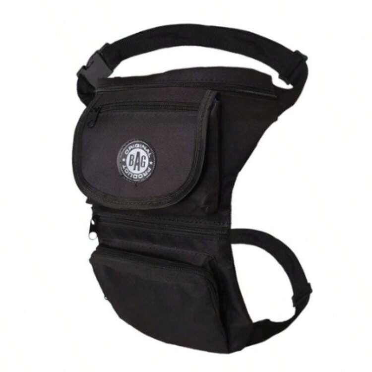 Men Waist Bags - màu đen - Xem 2