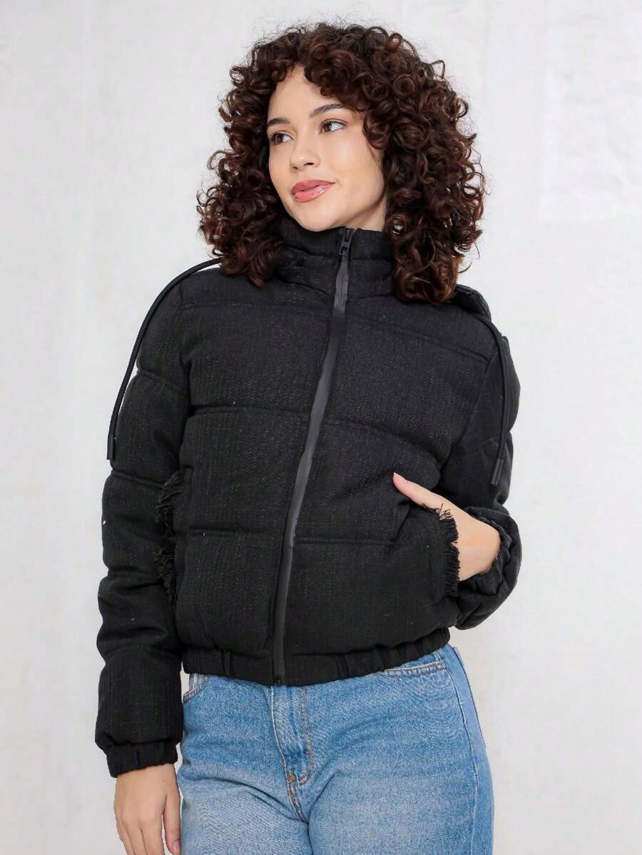 Women Down Coats - màu đen - Xem 1