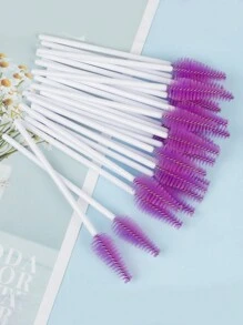 RANCAI 25支装一次性水滴形睫毛夹、睫毛刷、彩色螺旋刷、睫毛梳、睫毛嫁接化妆工具