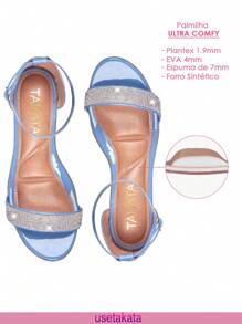 Takata Women Heeled Sandals - 藍色 - 查看 4