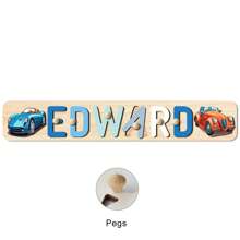 Puzzle avec nom personnalisé, jouet de puzzle en bois personnalisé, puzzle avec nom personnalisé, jouet de puzzle alphabet 3D, cadeaux de Noël de Pâques, cadeaux de premier anniversaire, cadeaux personnalisés, cadeau d'anniversaire, puzzle en bois, jouet de puzzle en bois personnalisé, cadeau d'anniversaire, blocs de construction pièce de coffret cadeau Décoration