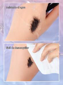 Rímel a prueba de agua,Máscara de pestañas, Máscara de pestañas para principiantes, Alarga Y Espesa, Resistente Al Agua Y Al Sudor, Larga Duración, No Se Corre, No Se Desvanece