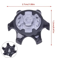 14pcs Durable Black Golf Spikes, Enhance Traction And Performance, Anti-Slip & Wear-Resistant Spikes, Golf Equipment, Golf Accessories, Easy To Install, Suitable For Golf Training Aids, Provide Grip And Comfort, Best Gift For Golfers! Golf Supplies, Sports Accessories, Sports Equipment, Perfect Gift For Golf Enthusiasts - Black - View 5