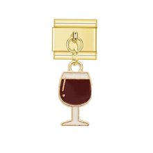 1pc Cute Rainbow Charm Italian Links Fit 9mm Stainless Steel Bracelet DIY Making Women Jewelry Valentines - Yellow Gold - View 5