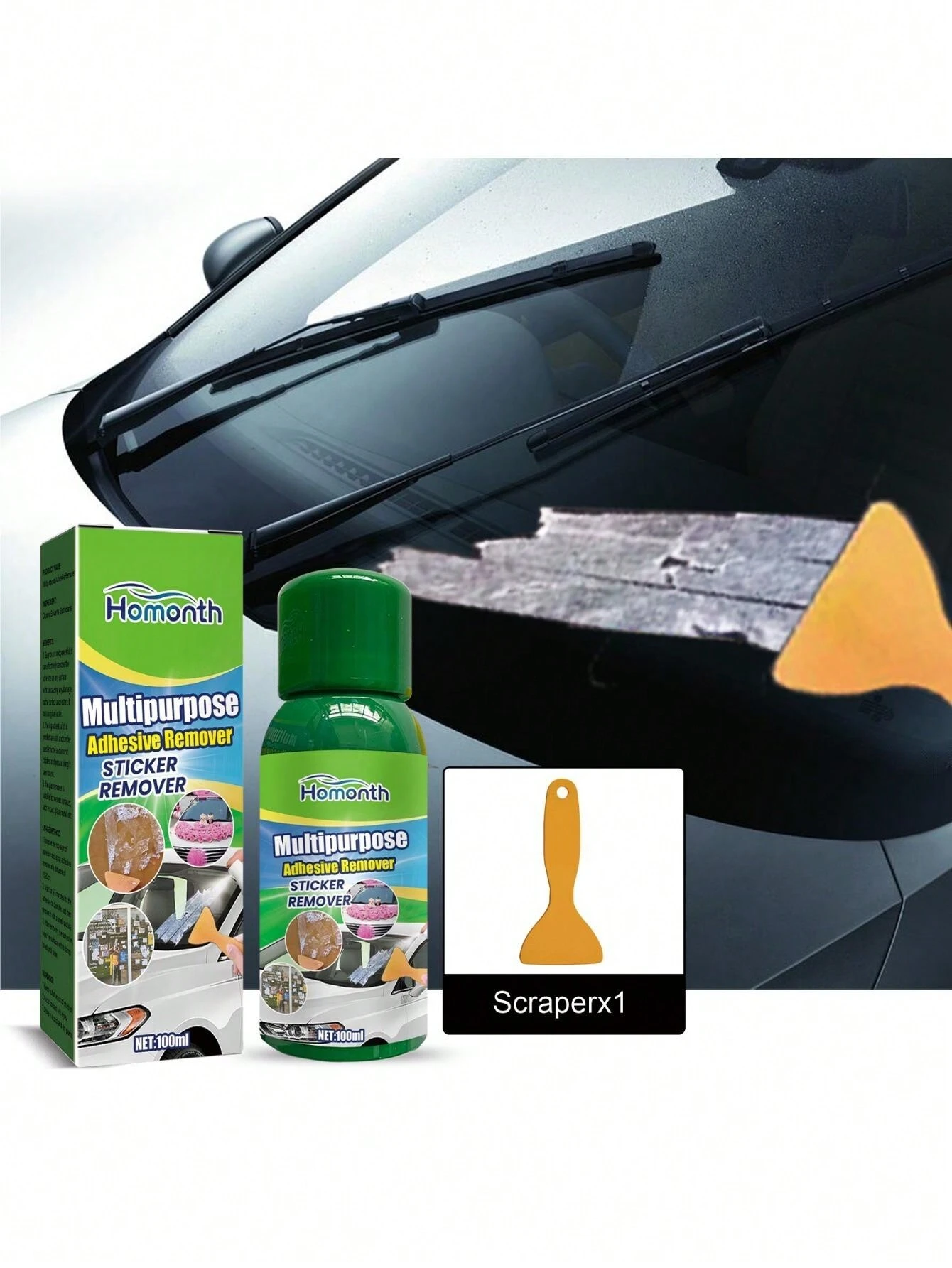 1pc (100ml) MultiPurpose Adhesive Removal Solution For Car Doors