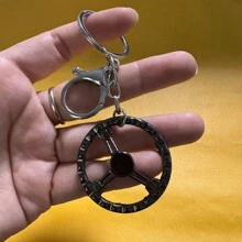 1入創意金屬汽車零件鑰匙扣渦輪增壓器齒輪轉向盤剎車碟式煞車卡鉗汽車鑰匙扣掛件 - 彩色 - 查看 15