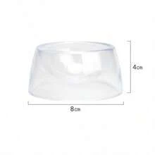 1pc Hamster Food Bowl Small Animal Round Plastic Anti-Tip Feeding Dish Container - Multicolor - View 16
