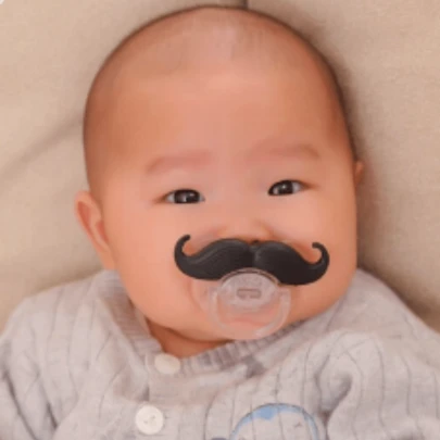 Chupón Para Niños Divertido Diseño Bigote Importadora Tim ChengLeody